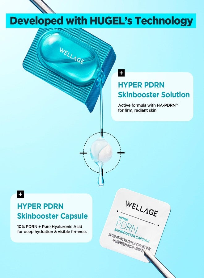 ويليدج مجموعة ويلاج هايبر بي دي آر إن للاستخدام اليومي (7 قطع)، ببتيد مرطب للوجه، عناية كورية بالبشرة، حمض نووي من سمك السلمون، نياسيناميد، حمض الهيالورونيك، لتصغير المسام - Image 4